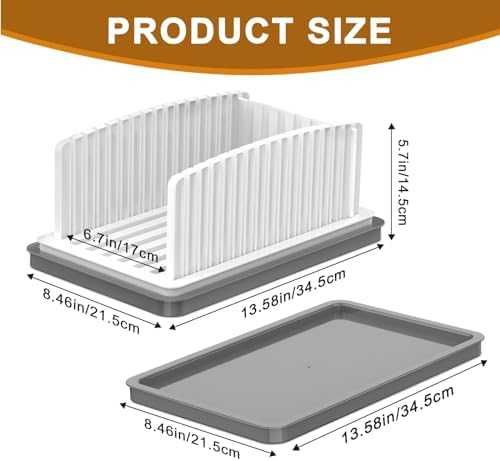 Нов Резач за домашен хляб Прецизни филии и лесно почистване кухня дом