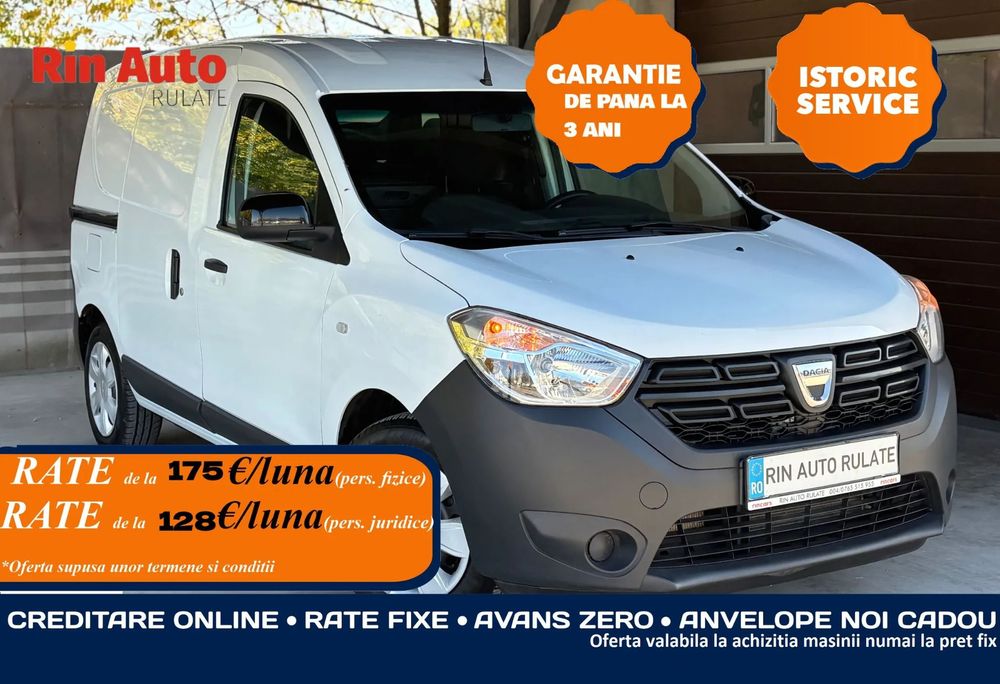 Dacia Dokker TVA Deductibil 21 % ~ Posibilitate vanzare si in RATE ~ Leasing Credit