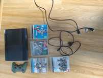 Vând PS3+5 jocuri