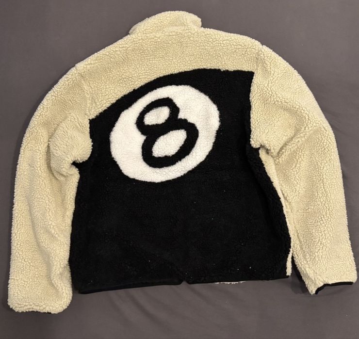 Jacheta stussy 8ball sherpa