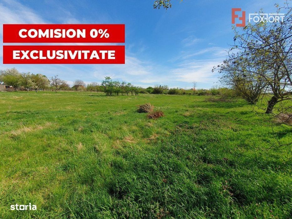 Comision 0% Teren intravilan 3000 mp in Padureni Jebel