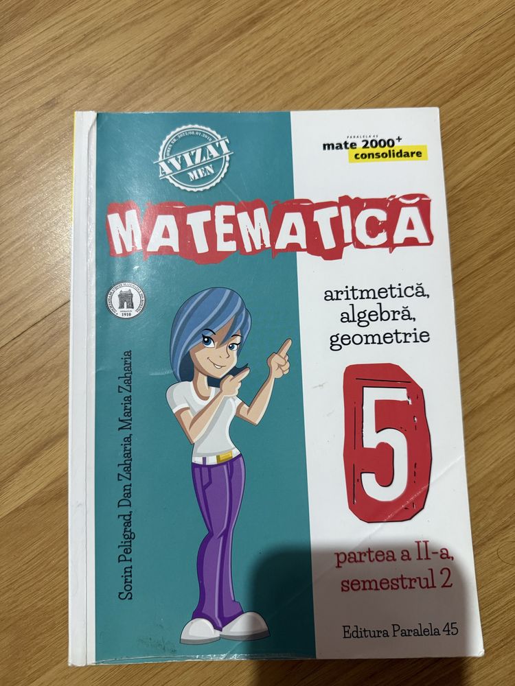 Carte de matematica cls a V-a