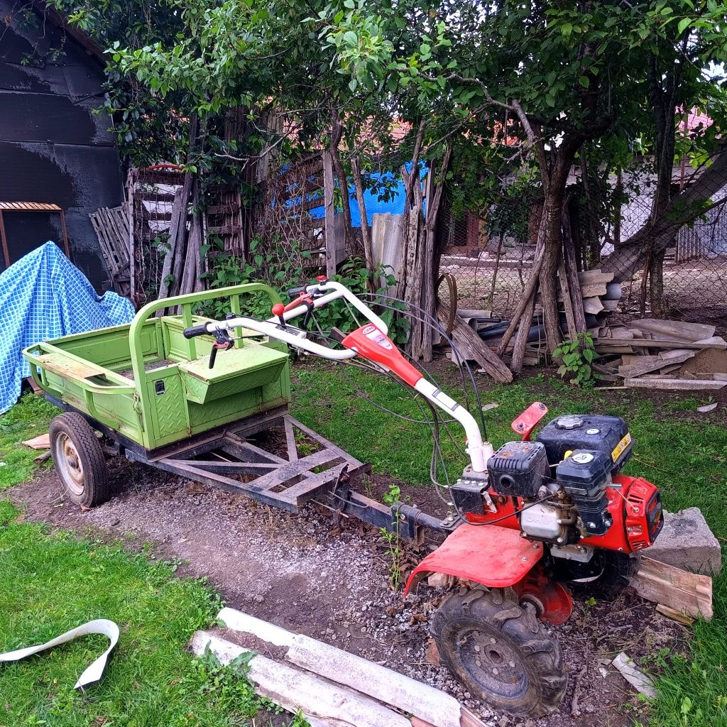 Motocultor Loncin 1200 cu remorca