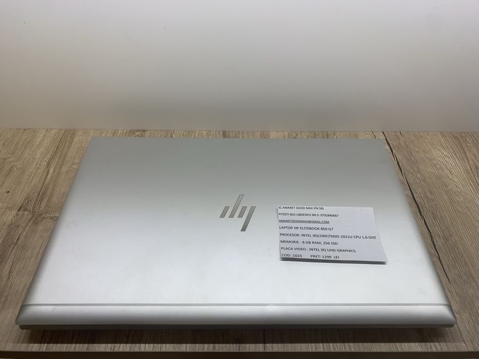 Laptop hp elitebook 850 g7