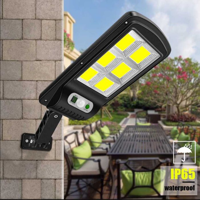 1200W соларна лампа със 96 COB LED диода с 3 режима