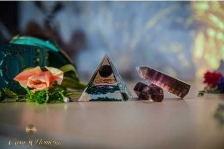 Piramide Orgoni cristal