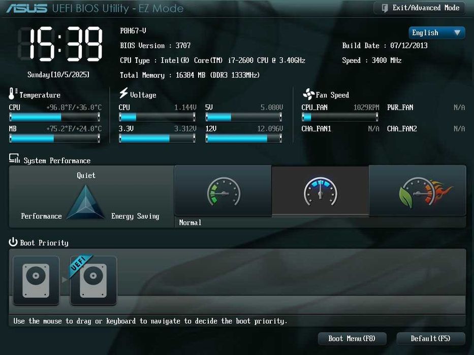 Дъно Дънна платка ASUS P8H67-V, процесор i7 2600, 16gb RAM и охладител