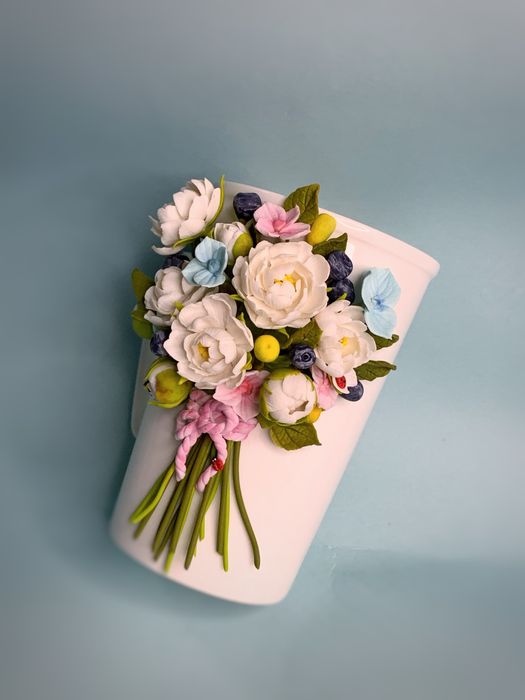 Cadou handmade- cana decorata manual