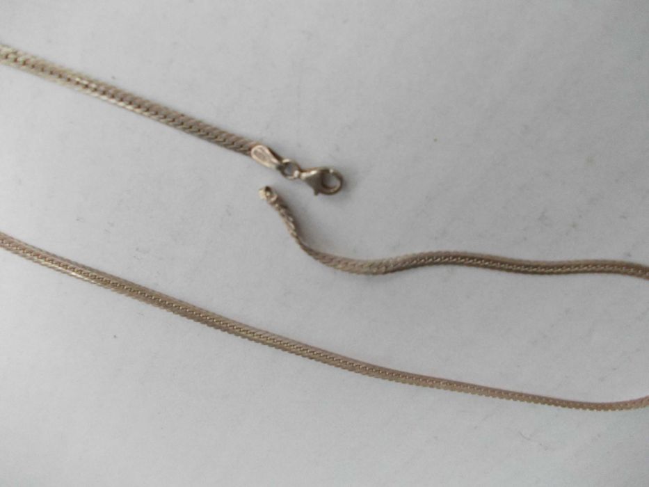 Lant colier vechi din argint 1