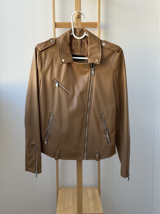 Кафяво кожено яке Mohito - изкуствена/веган кожа