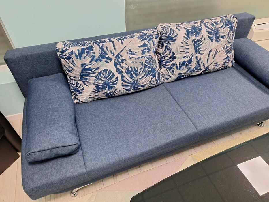 Диван текстил с функция сън