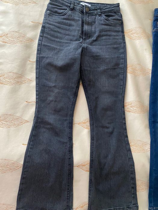 Blugi gri-închis mărimea 158