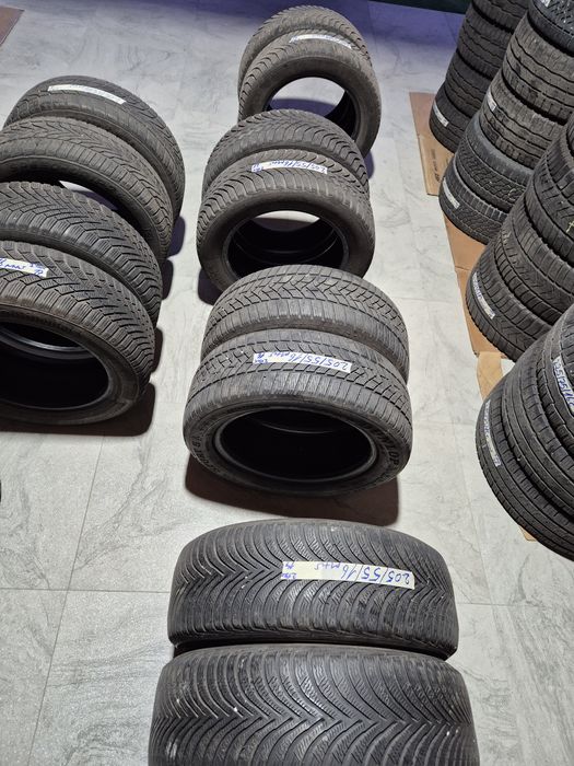 Vând cauciucuri seturi de câte 2buc 205/55/16 M+S imp Germania