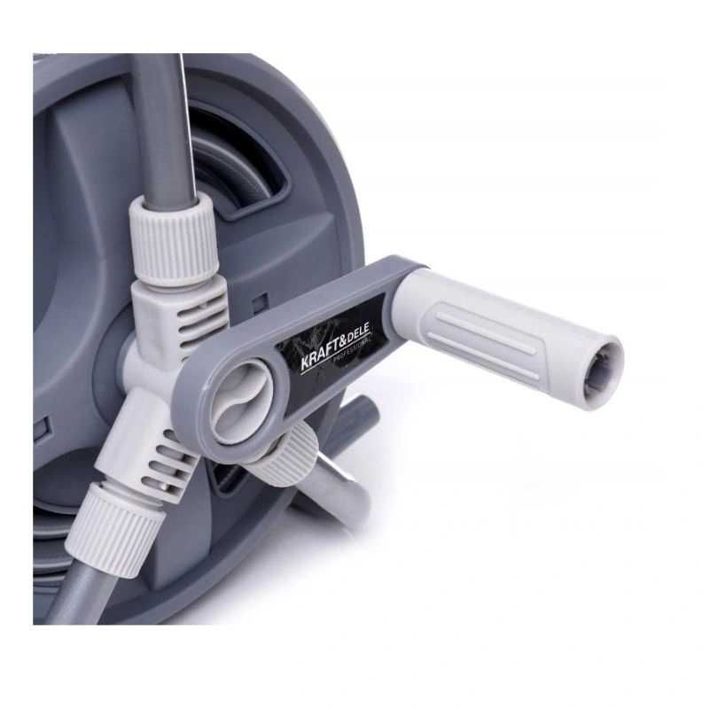 Стойка макара с градински маркуч 20м+2м  1/2″