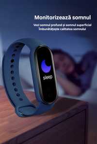 Smartwatch: Vezi apeluri, mesaje. Tensiune/Puls/Saturație oxigen. Blue