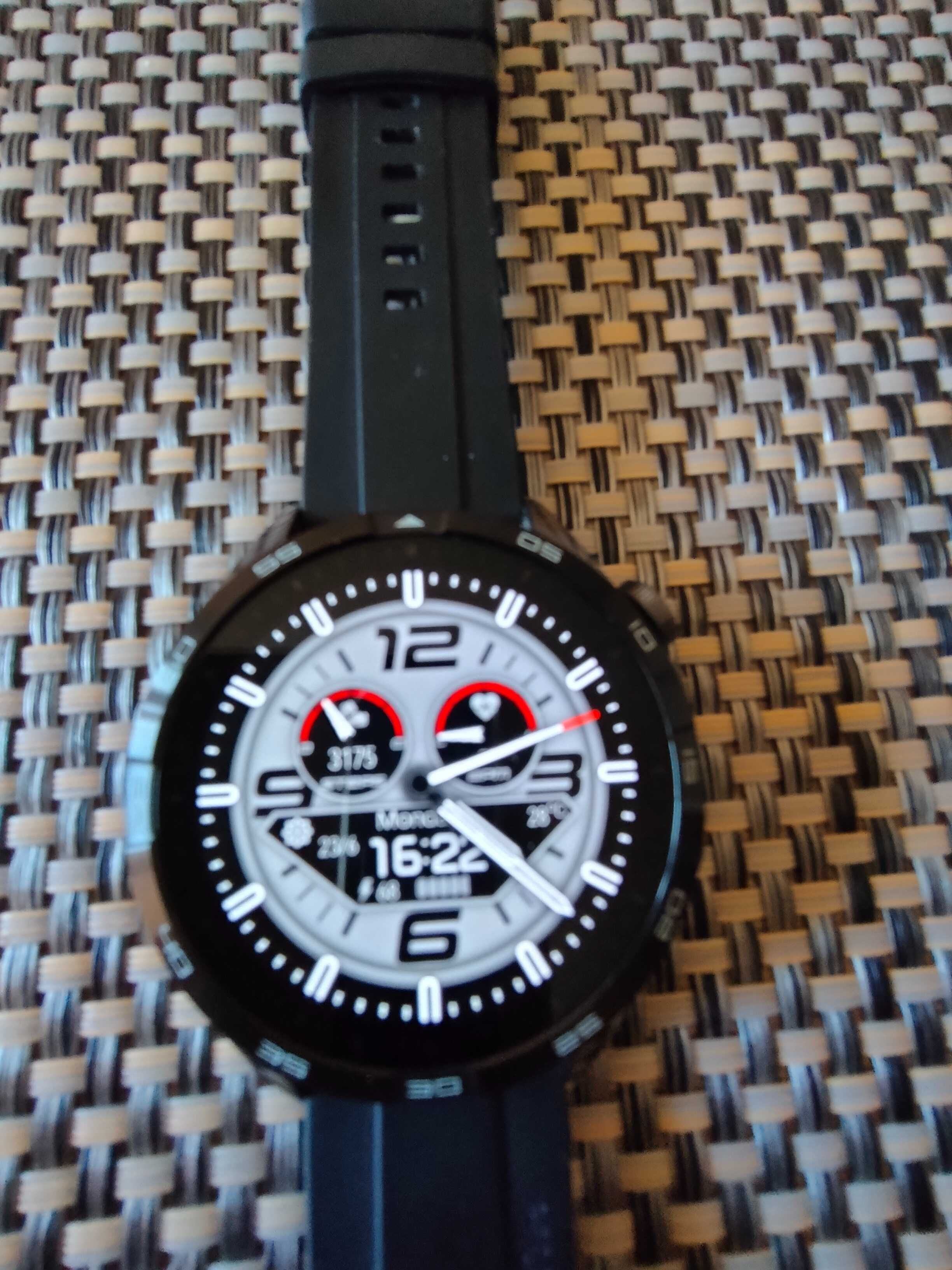 Часовник HUAWEI WATCH GT 4 BLACK Black Fluoroelastomer Strap 46