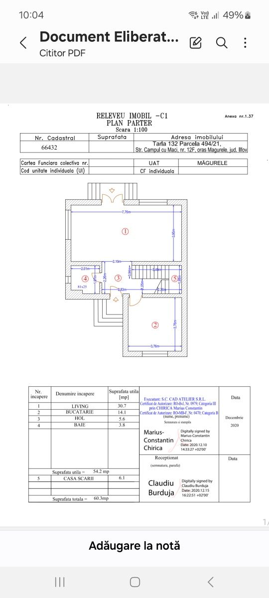 Casa de vanzare Magurele.PROIECTE NOI.CASA  SINGULARA.Casa tip  Duplex
