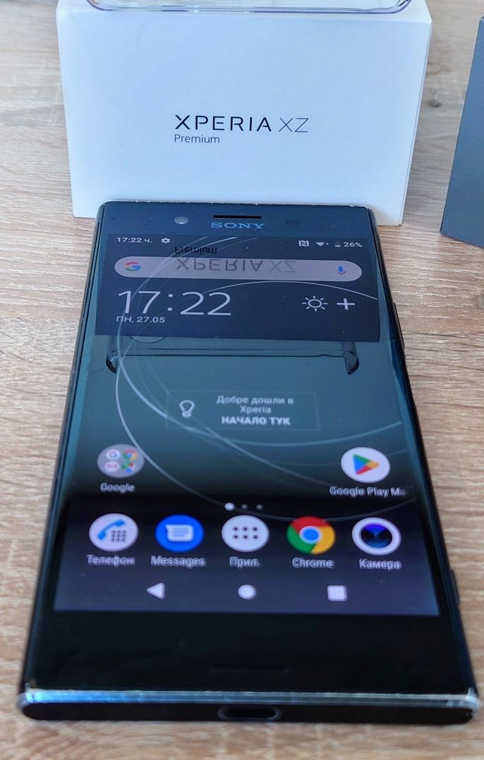 [ 4K Display > GSM SONY Xperia XZ Premium / мобилен телефон
