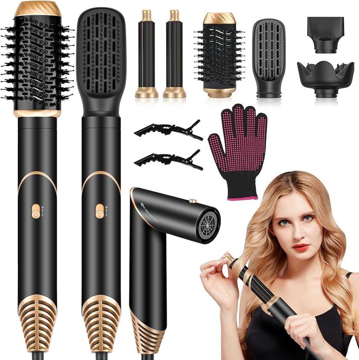 Комплект за стилизиране на коса Brenth Air Wrap 6 в 1