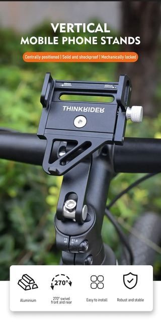 Suport smartphone pipa cuveta topcase bicicleta mtb cursiera rotativ
