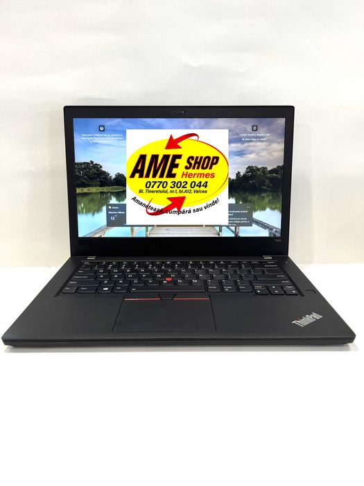 Laptop Lenovo ThinkPad T480, 256GB SSD/8GB RAM, Intel Core i5-8350U!