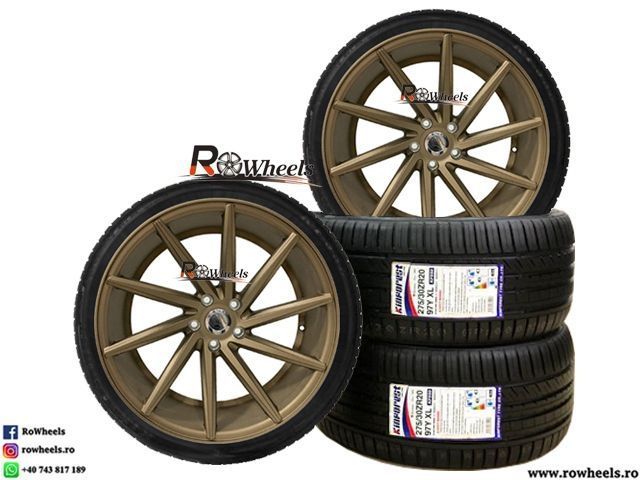 Jante Bmw R20 Model VOSSEN GOLD Anvelope vara sau iarna noi F10 F11 F12 F01 GT.