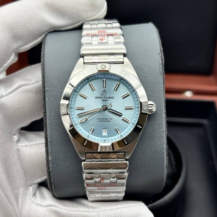 Breitling Chronomat Aquamarine Dial 36,mm lady