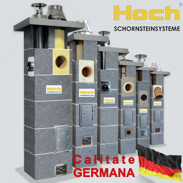 Cos de fum (horn) ceramic HOCH - ptr constructie interior / exterior