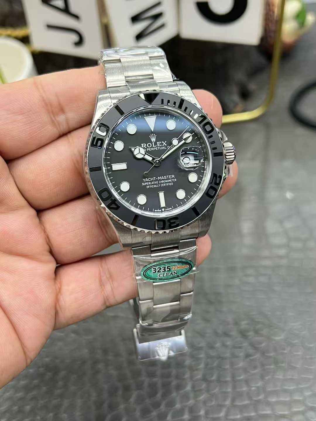 Rolex Yacht Master 42 мм титан / швейцарски калибър 3235