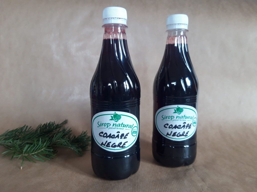 Sirop natural coacăze negre