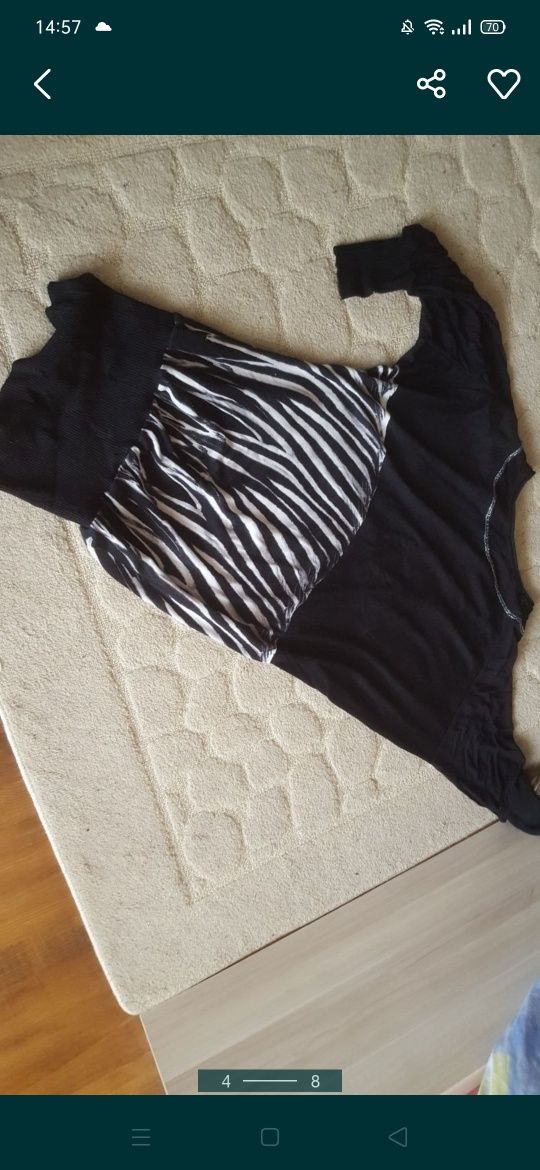 Туника зебра и черна риза