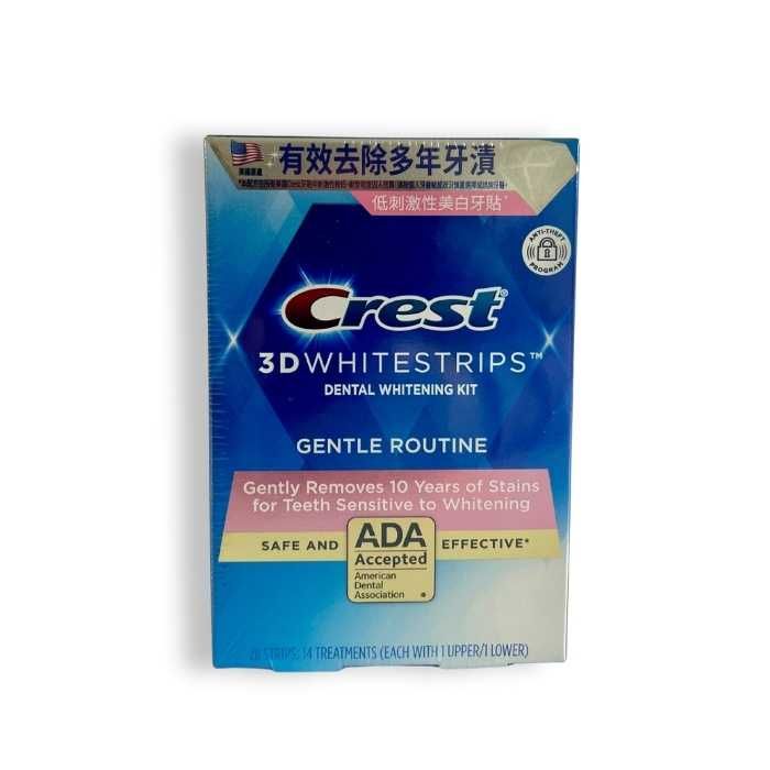 Избелващи ленти за чувствителни зъби CREST 3D Whitestrips Gentlе Rtn
