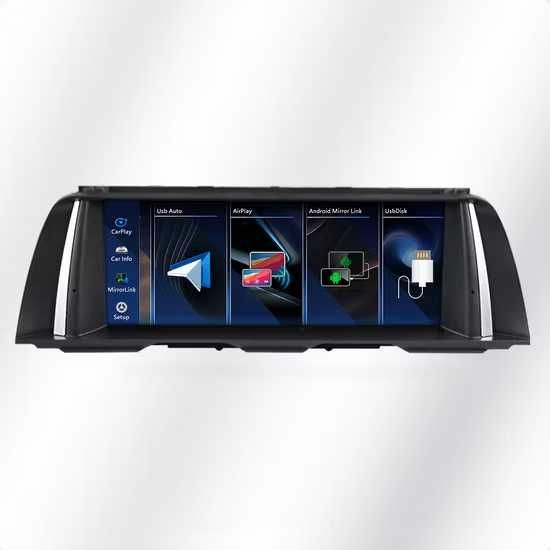Дисплей за BMW F10/F11 CIC/NBT 10.25" с безжичен CarPlay/Android Auto