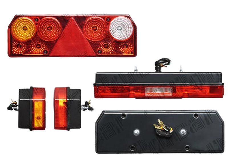 Lampa auto BestAutoVest pentru camion stanga 24V 422x149x90mm, cu lampa numar, 1 buc.
