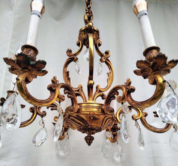 Superb candelabru Lucien Gau bronz