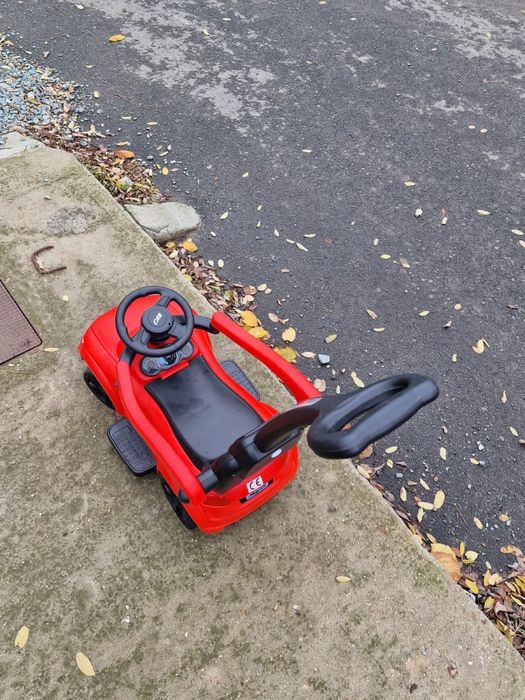 Mașinuță cu mâner de impins detașabil