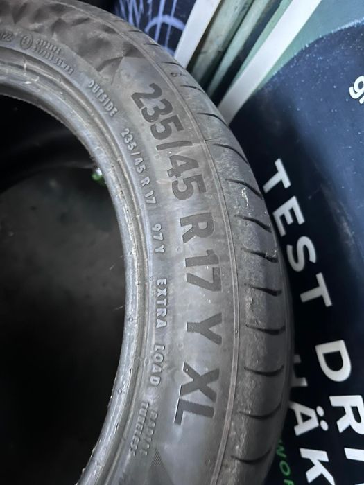 2броя летни гуми continental premium contact 6