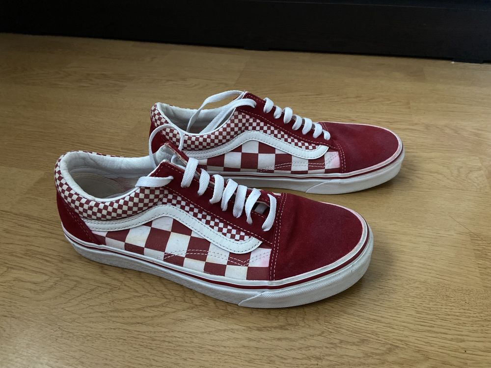 Vans черни и червени /100% Оригинални