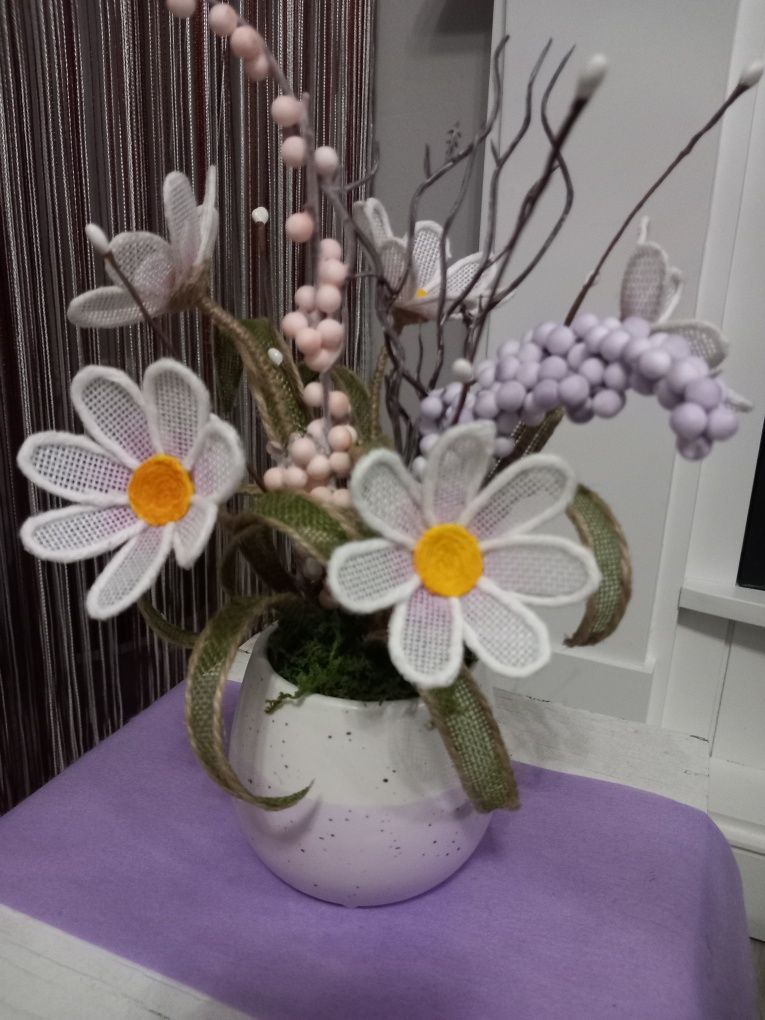 Flori realizate handmade - Decoratiune
