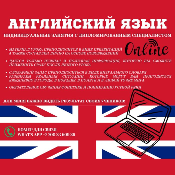 Индивидуальные уроки английского языка