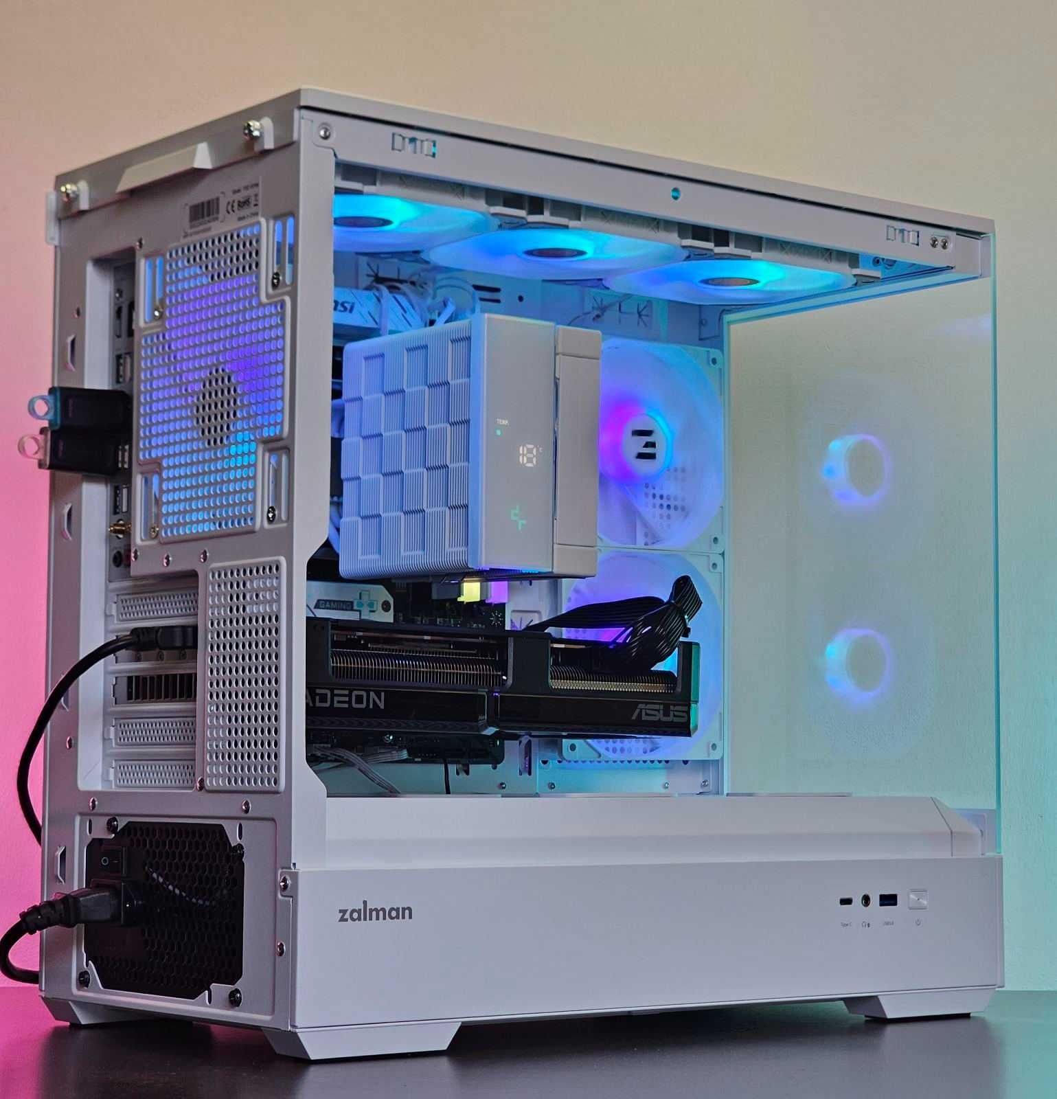 Ryzen 7-8700F/RX 7800XT 16GB/RAM 32GB/SSD 1TB/Чисто Нов+Гаранция!