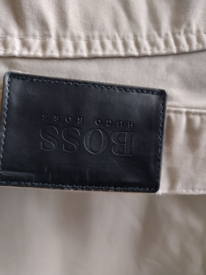 Pantaloni Hugo Boss Crem Classy