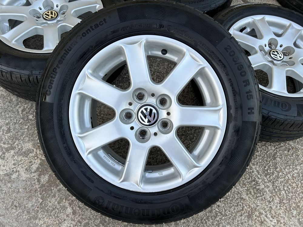 5х112 15 ски за vw golf 5 pasat toursn kadi skoda seat с летни гуми