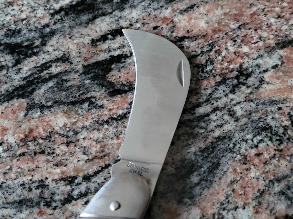 Сгъваем Нож За Присаждане С Извито Острие ашладисване