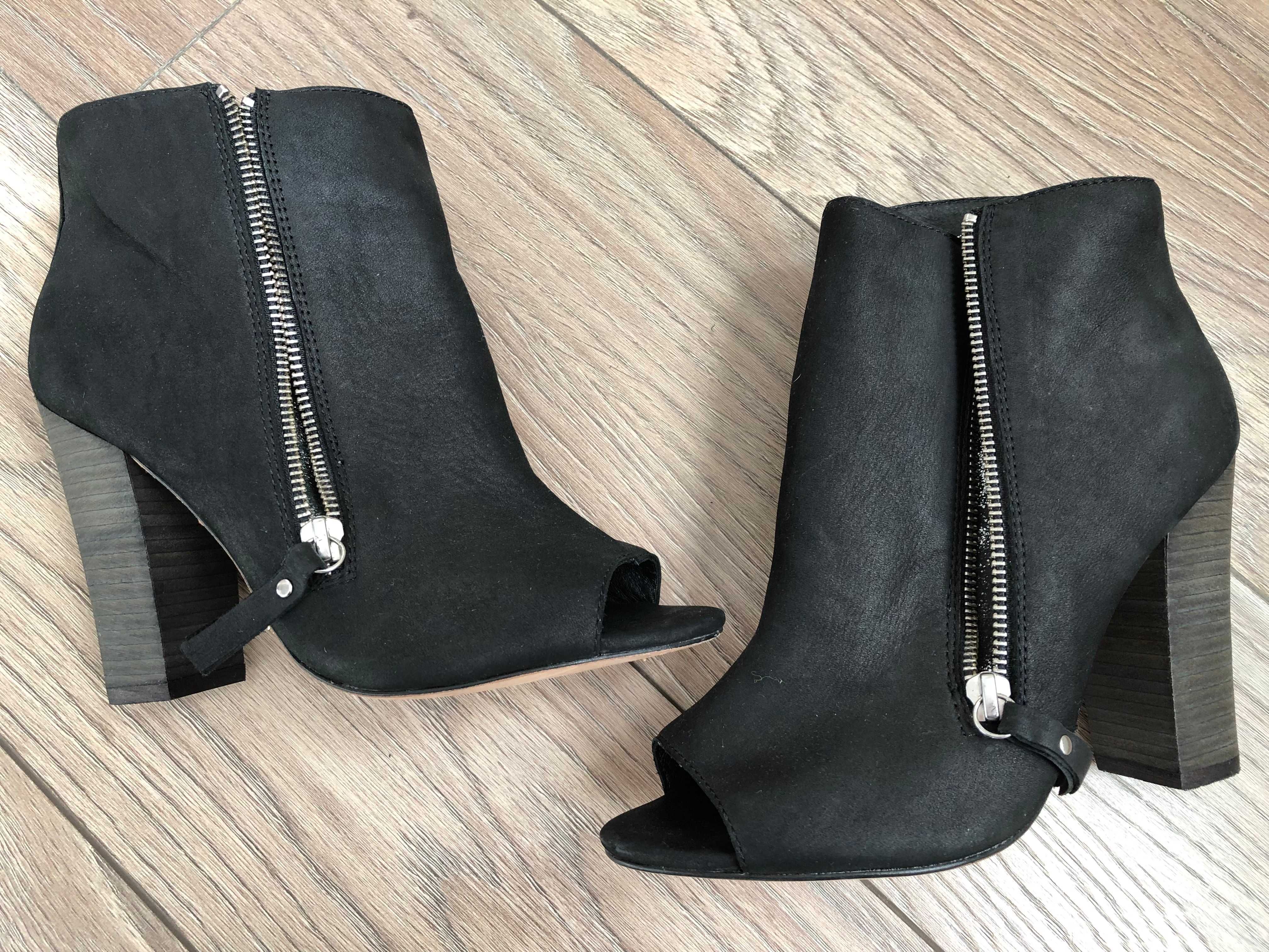 Botine negre piele intoarsa Zadig & Voltaire marime 38