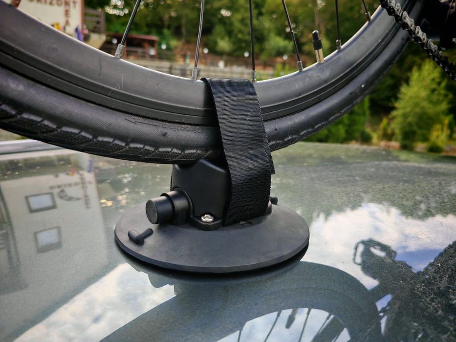 Suport bicicleta, prindere cu ventuze, vacuum, Tesla, i3 etc.