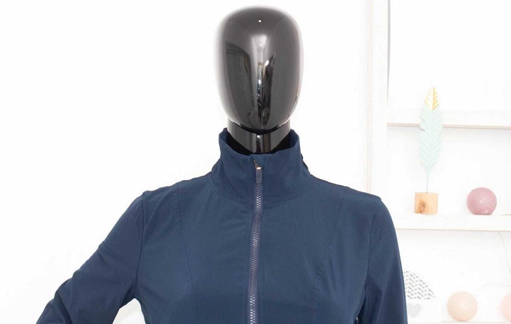 Lululemon Sights Seen Jacket дамско синьо яке спортно за фитнес 6 S