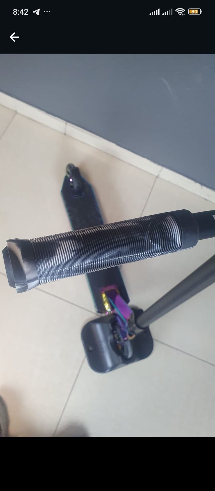 Продам самокат vokul dyno внешне состояние не идеальное