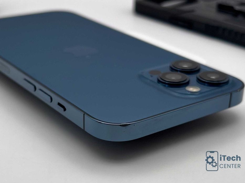 iPhone 12 Pro MAX, 128GB, Blue, 100% батерия, КАТО НОВ, ГАРАНЦИЯ!