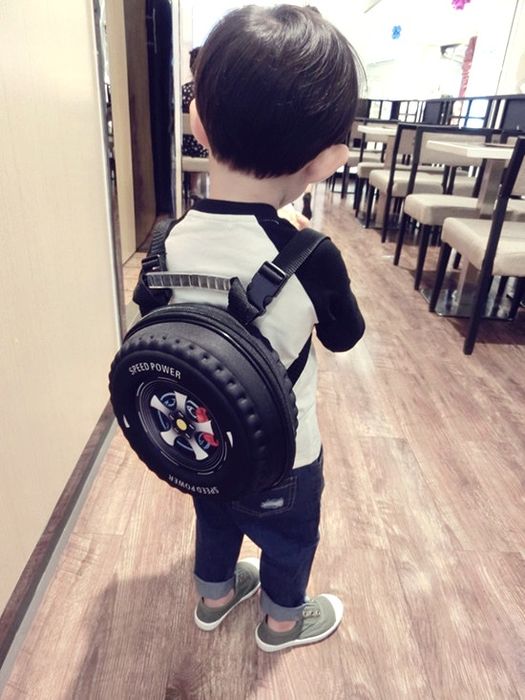 3D Детска раница Гума Ягода подходяща за градина Топ Цена полу-твърда